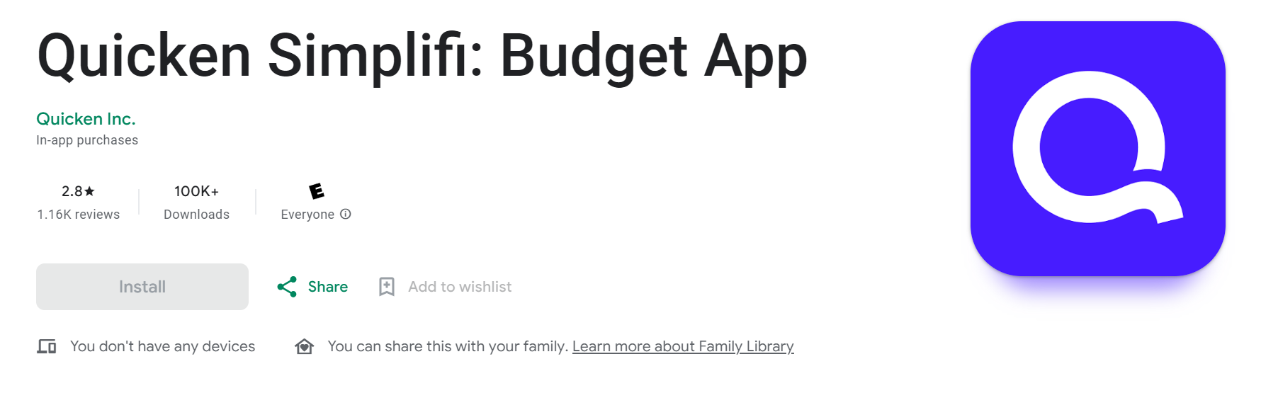 Simplifi budget app